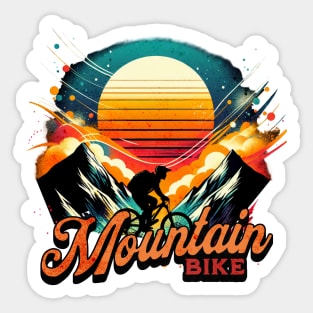 Outdoor Mountain Bike Design Sticker